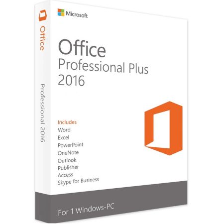 Microsoft Office 2016 Professional Plus 1PC|日本語版|オンラインコード版|Windows11、10/Mac対応|PC1台|ダウンロード版|永続版